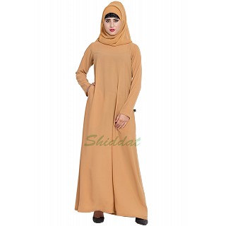 A-line inner abaya- Sand